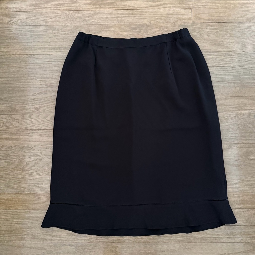 Vintage Sunny Choi 24K Salon Z at Saks Fifth Avenue Black Skirt Size 18W